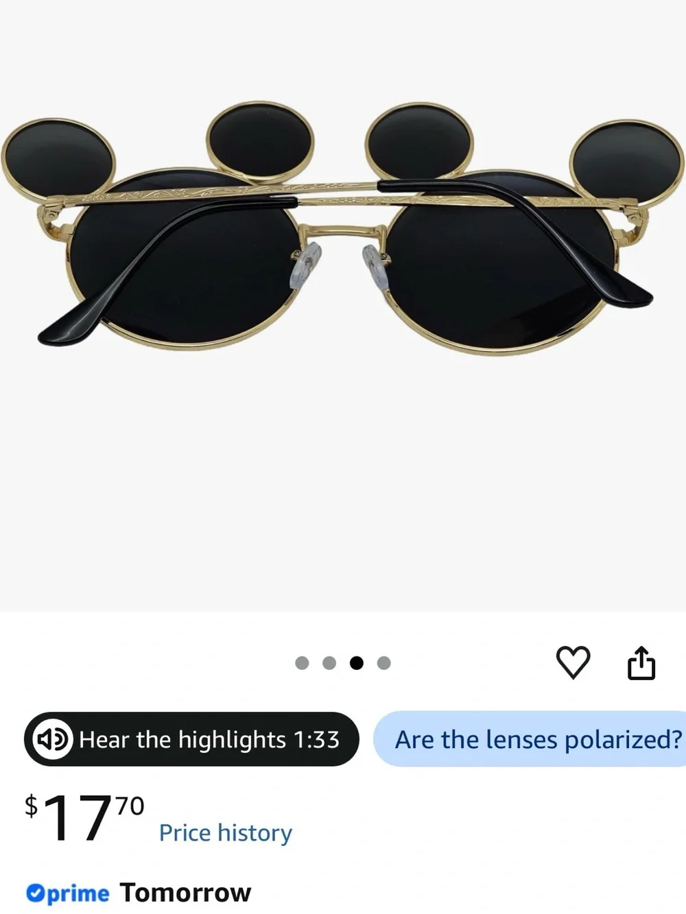 Mouse Sunglasses